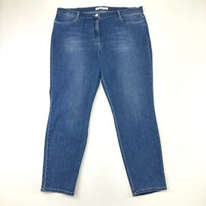 Brax Shakira womens blue jeans Size 36 waist stretch cotton denim curvy Girl